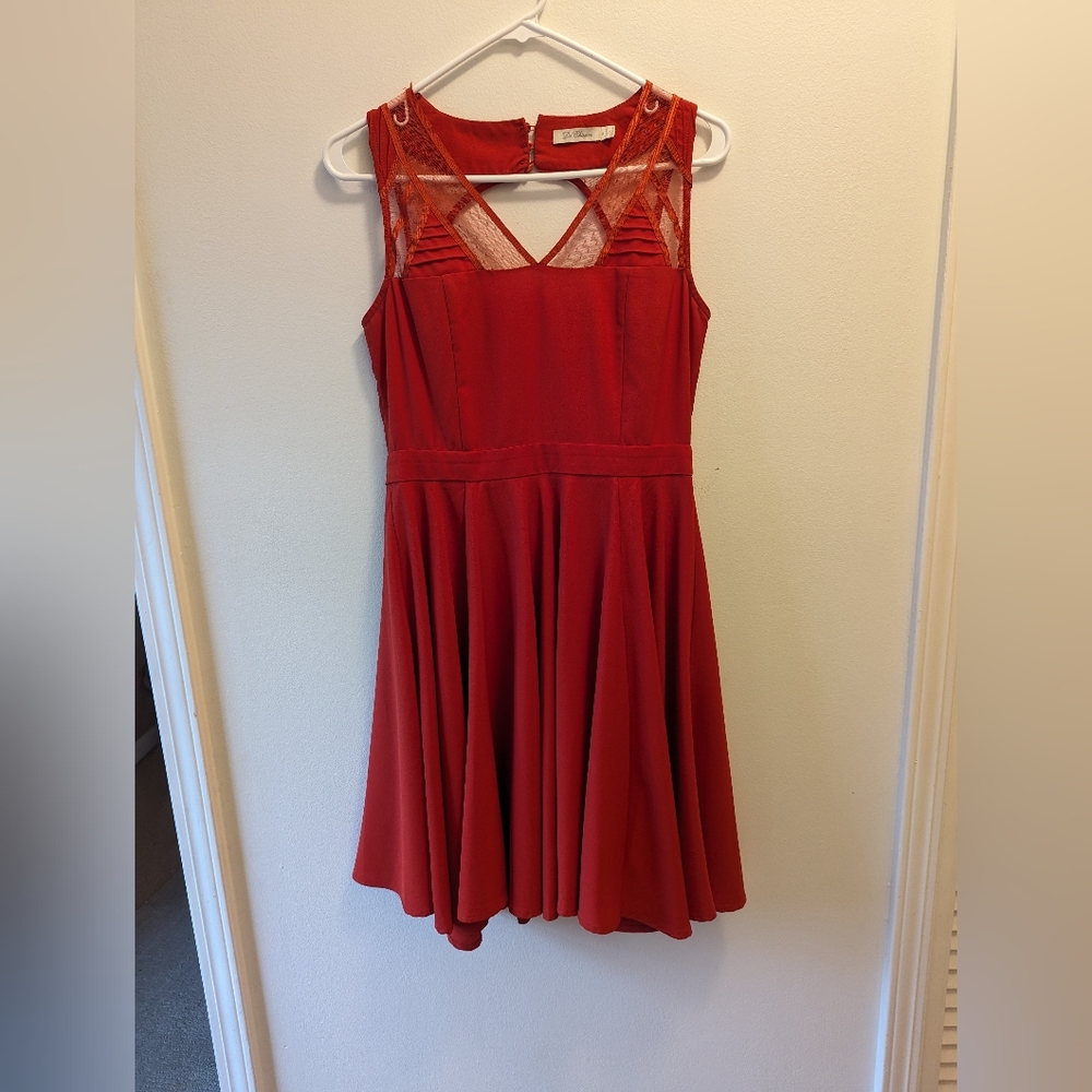 Orange Cocktail Dress
